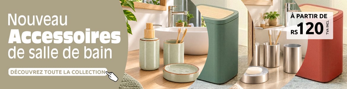 Decouvrez la nouvelle collection d accessoires pour la salle de bain de la marque tendance