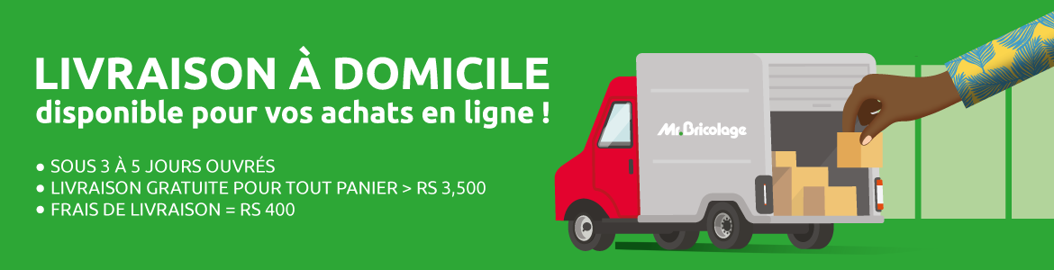 La livraison a domicile disponible pour vos achats en ligne.